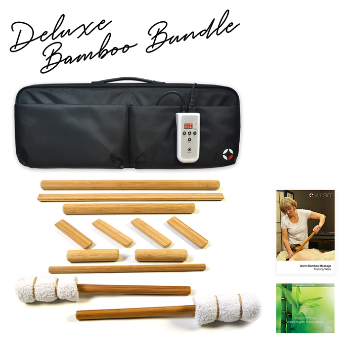 VULSINI Deluxe Bamboo Massage Bundle