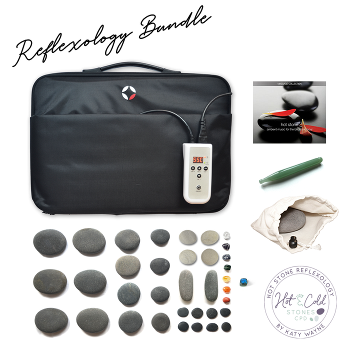 VULSINI Hot Stone Reflexology Bundle