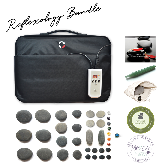 VULSINI Hot Stone Reflexology Bundle