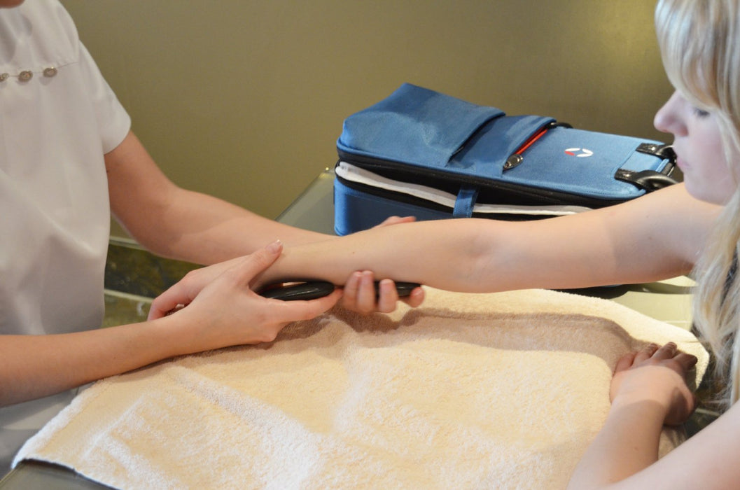 Basalt stones for hot stone manicure and pedicure massage therapy