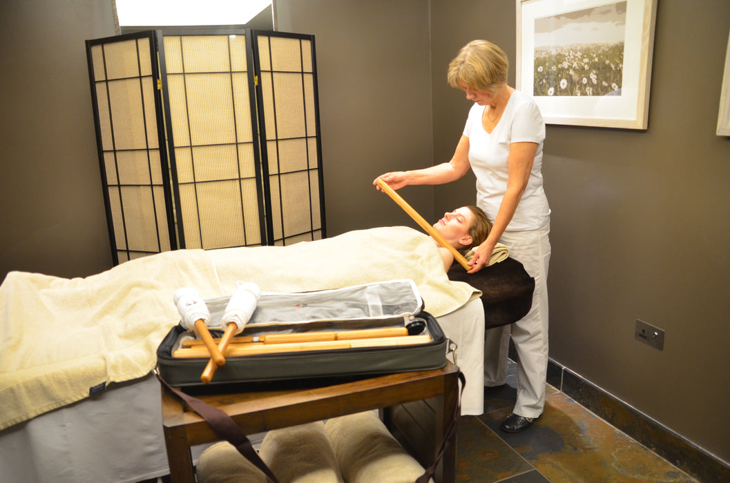 VULSINI 12 Piece Bamboo Massage Stick Set