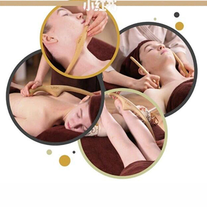 Japanese Cypress Wood Massage Carving Stick Set of 3