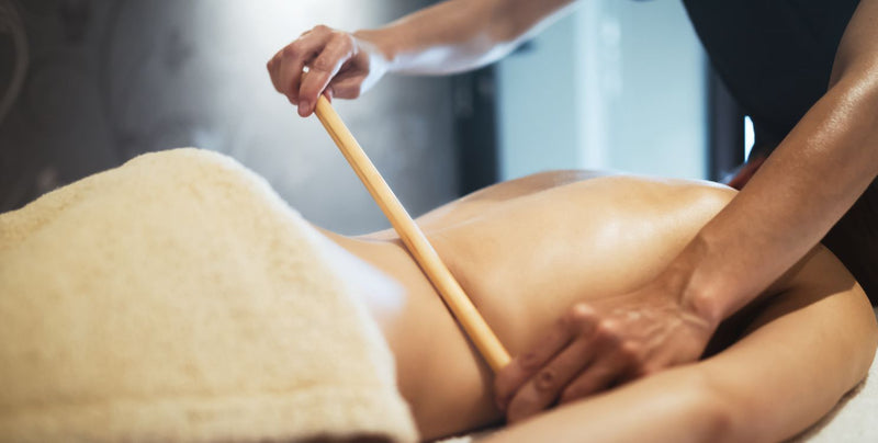 VULSINI 8 Piece Bamboo Massage Stick Set