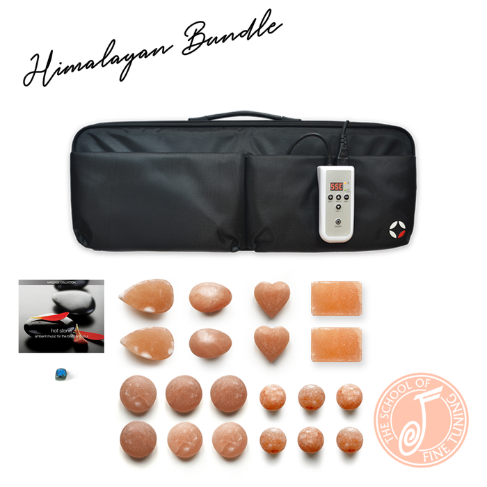 VULSINI Hot Himalayan Salt Stone Massage Bundle – Duo Bag