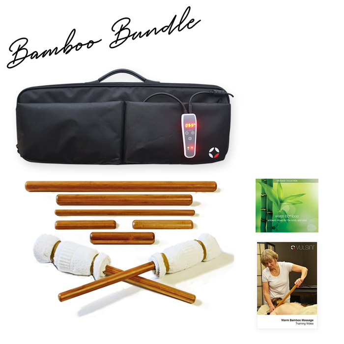 VULSINI Warm Bamboo Massage Bundle