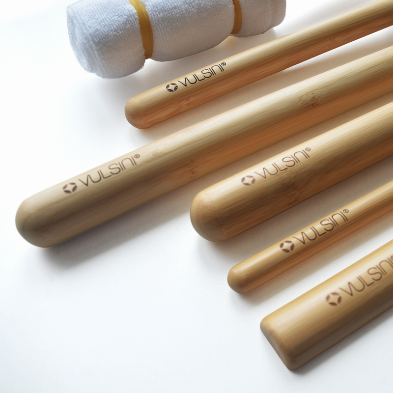 VULSINI 8 Piece Bamboo Massage Stick Set