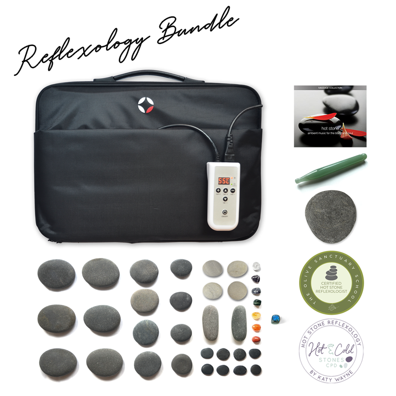 VULSINI Hot Stone Reflexology Bundle
