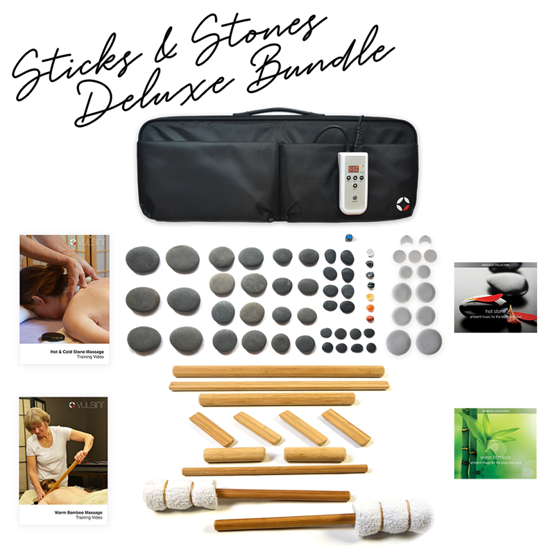 VULSINI Deluxe Sticks & Stones Massage Bundle