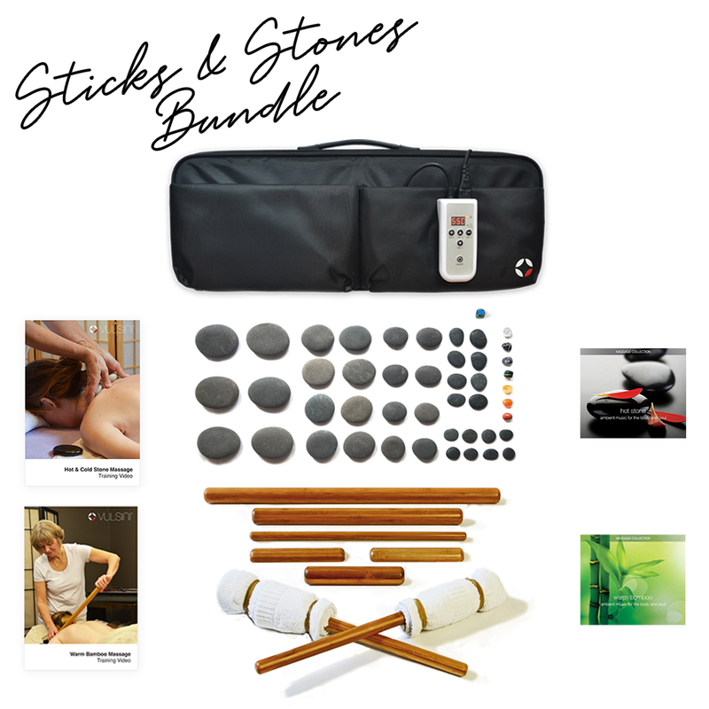 VULSINI Sticks & Stones Massage Bundle