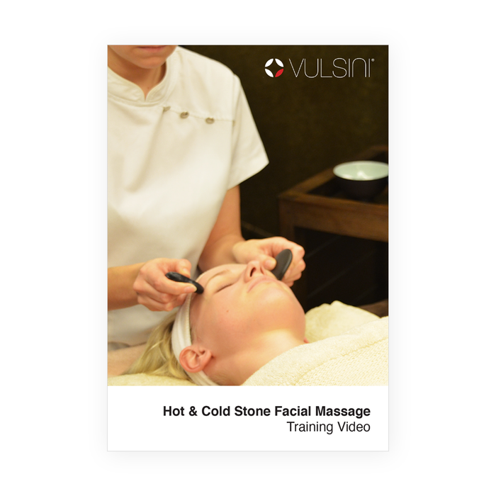 Hot & Cold Stone Facial Massage Training Video [Digital]