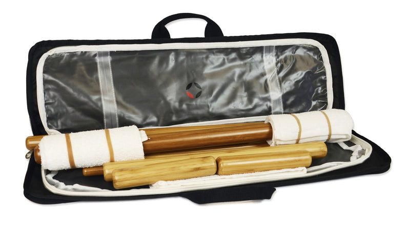 Tapotement Stick (w/ Towel + Rubber Bands)