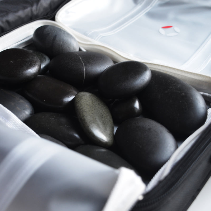 Standard Hot Stone Massage Basalt & Chakra Set (45)