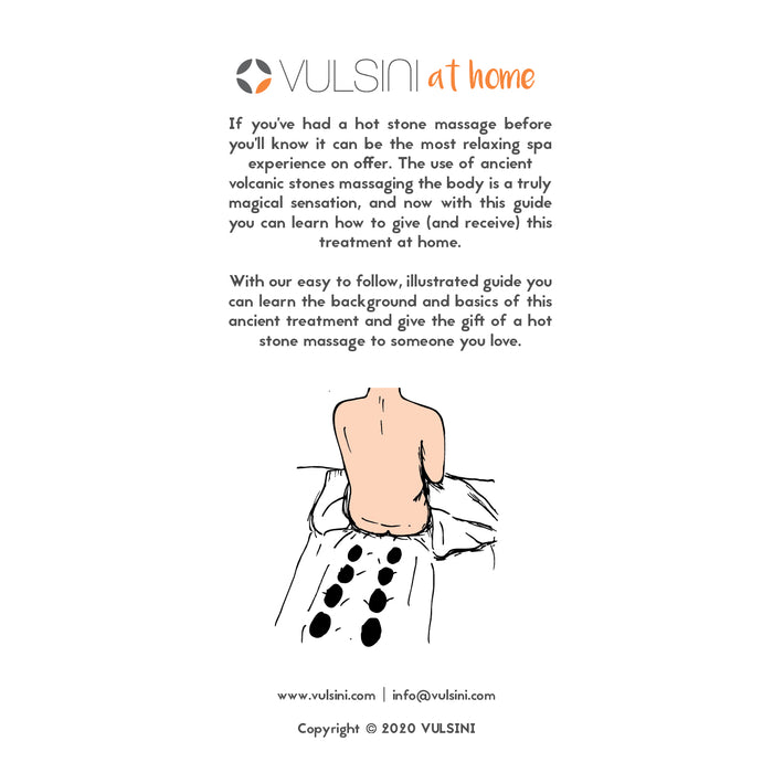 VULSINI Illustrated Hot Stone Massage Guide