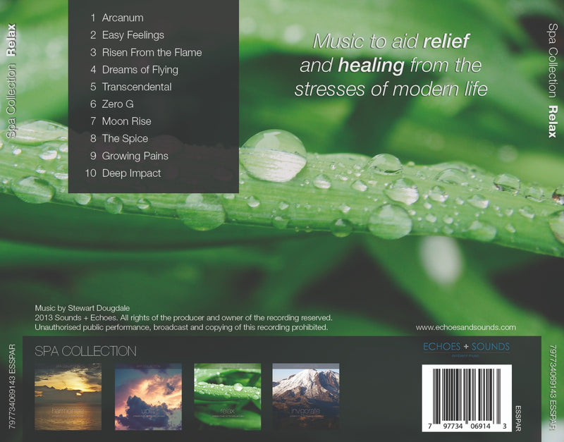 'Relax' Music CD - Spa Collection