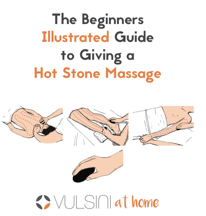 VULSINI Illustrated Hot Stone Massage Guide
