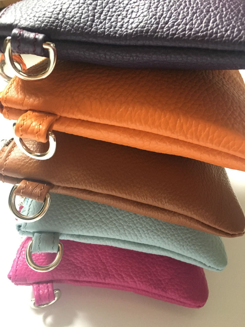 Viaggi Leather Wrist Pouch (Made In England)